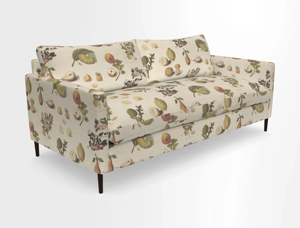 Heyshott 3 Seater Sofa in Two Tone Plain Biscuit. Loose cover option available