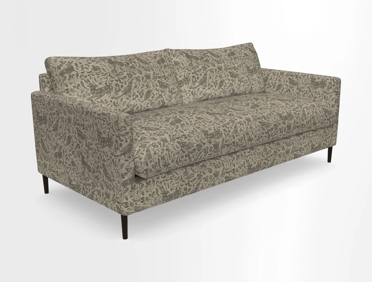 Heyshott 3 Seater Sofa in Two Tone Plain Biscuit. Loose cover option available