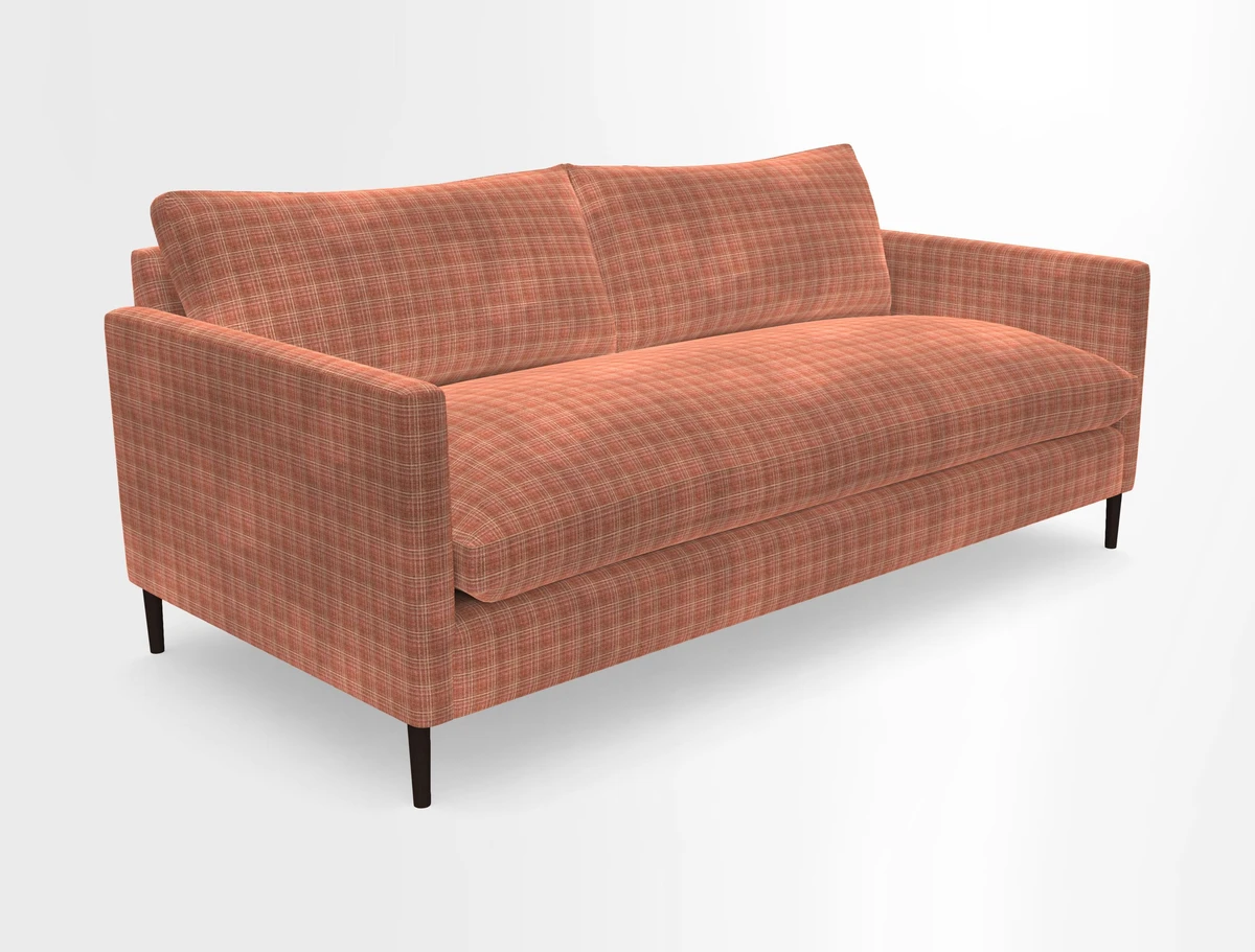 Heyshott 3 Seater Sofa in Two Tone Plain Biscuit. Loose cover option available