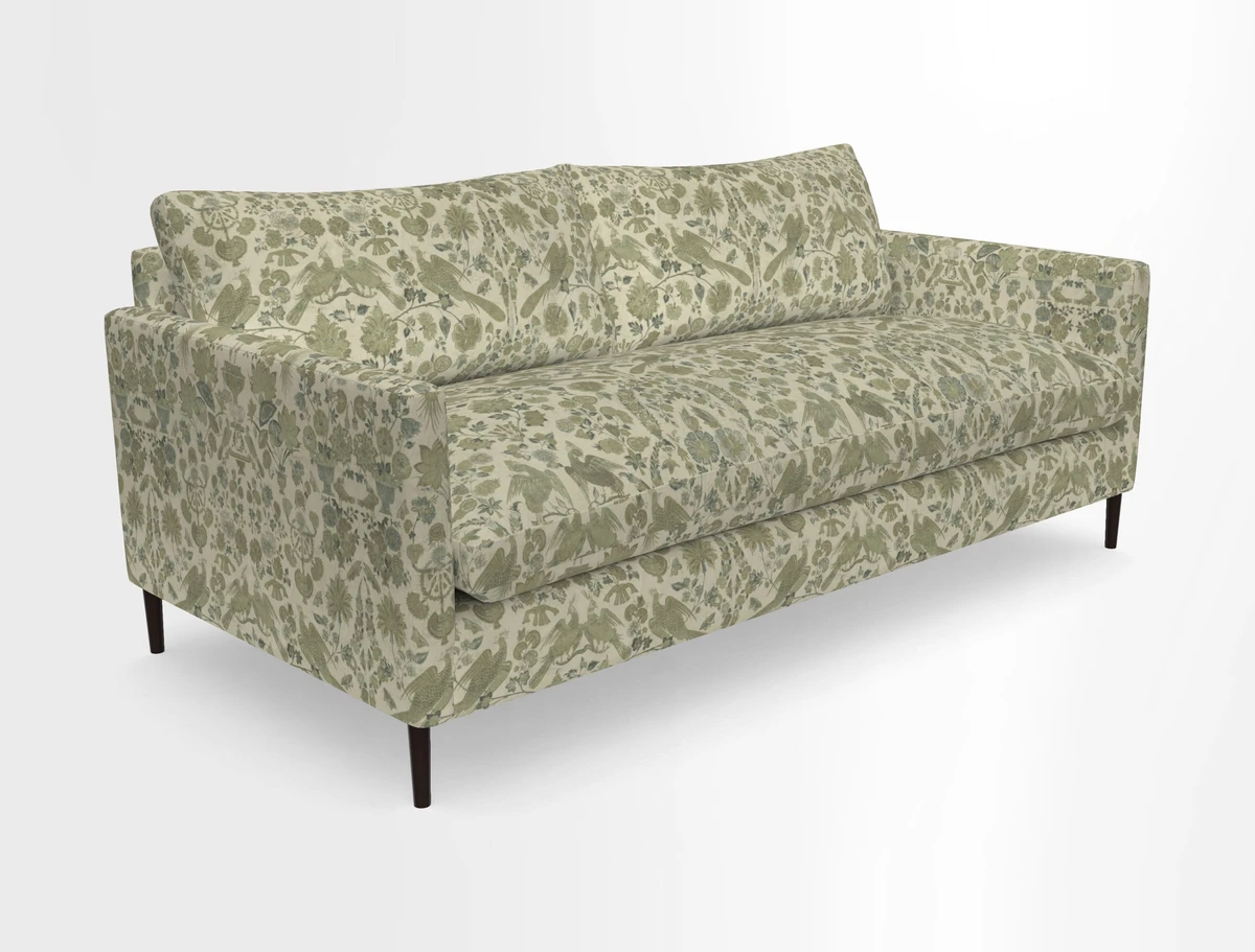 Heyshott 3 Seater Sofa in Two Tone Plain Biscuit. Loose cover option available