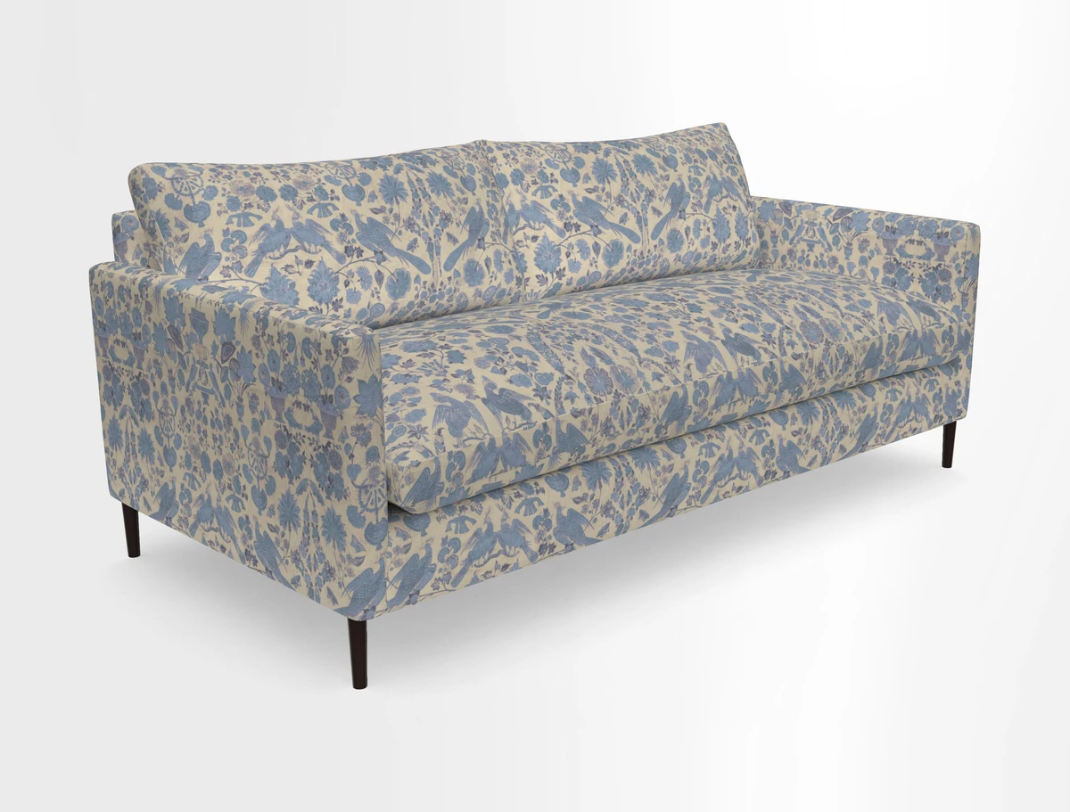 Heyshott 3 Seater Sofa in Two Tone Plain Biscuit. Loose cover option available