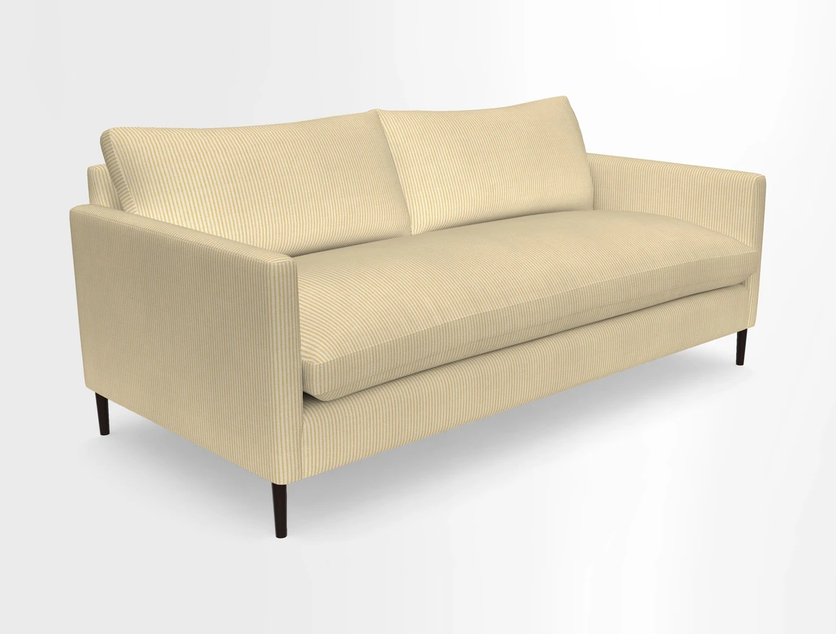 Heyshott 3 Seater Sofa in Two Tone Plain Biscuit. Loose cover option available