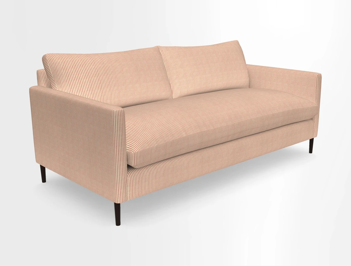 Heyshott 3 Seater Sofa in Two Tone Plain Biscuit. Loose cover option available