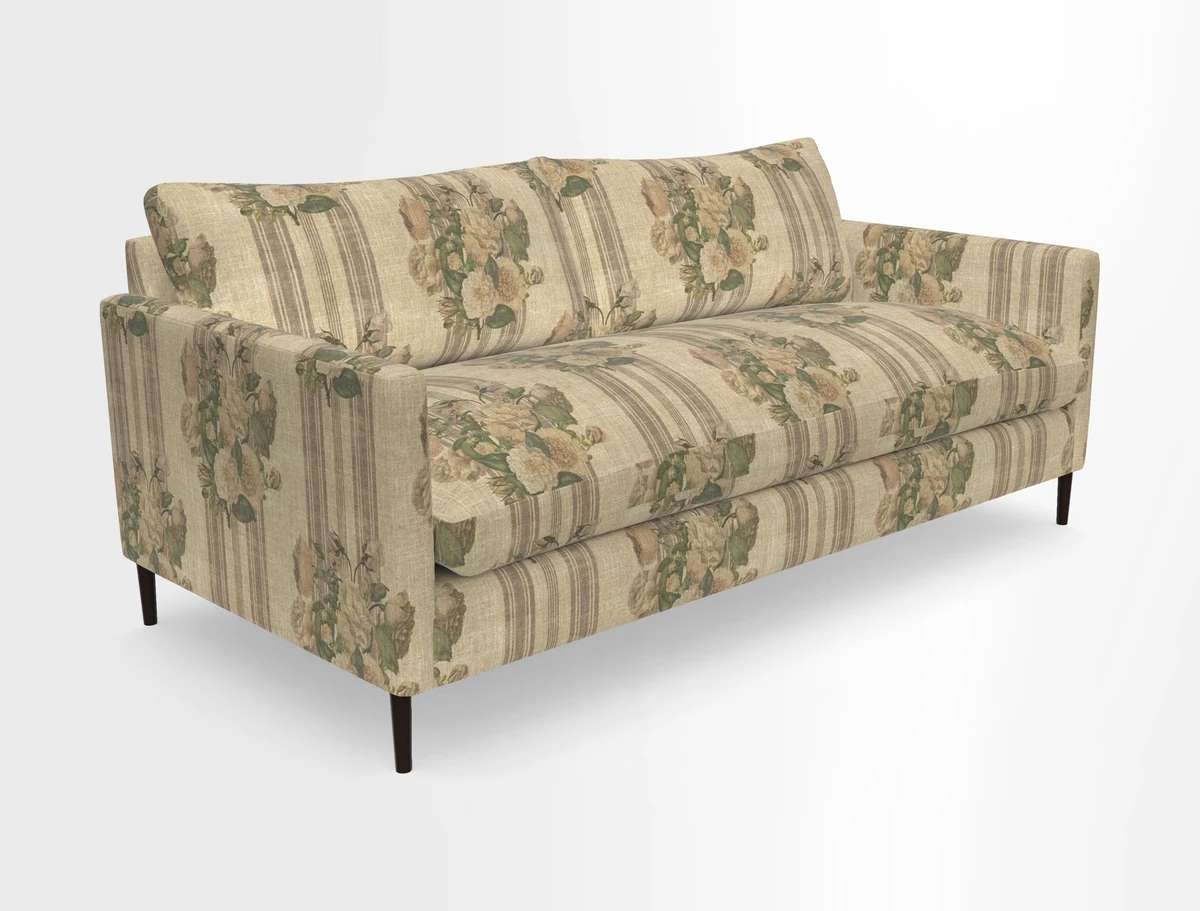 Heyshott 3 Seater Sofa in Two Tone Plain Biscuit. Loose cover option available