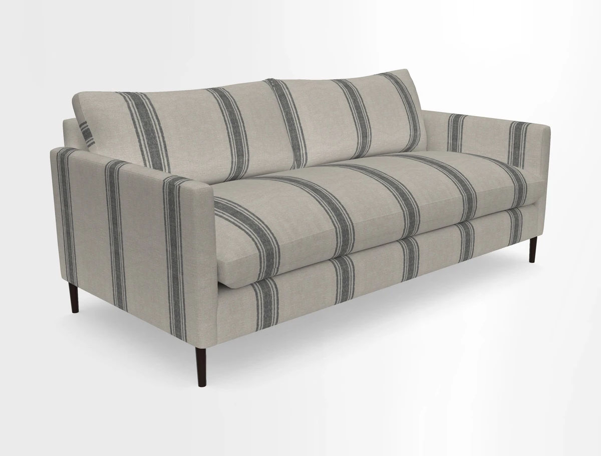 Heyshott 3 Seater Sofa in Two Tone Plain Biscuit. Loose cover option available