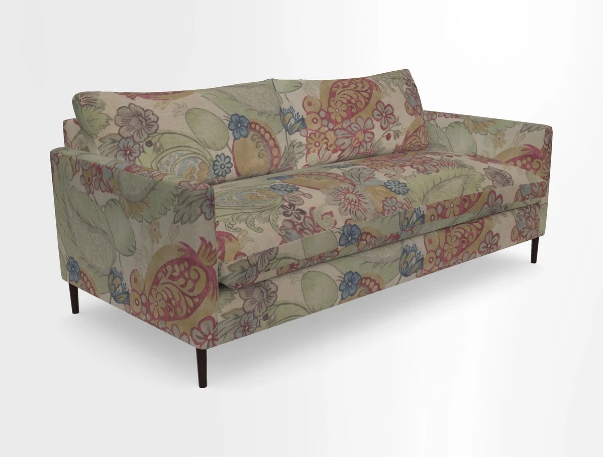 Heyshott 3 Seater Sofa in Two Tone Plain Biscuit. Loose cover option available