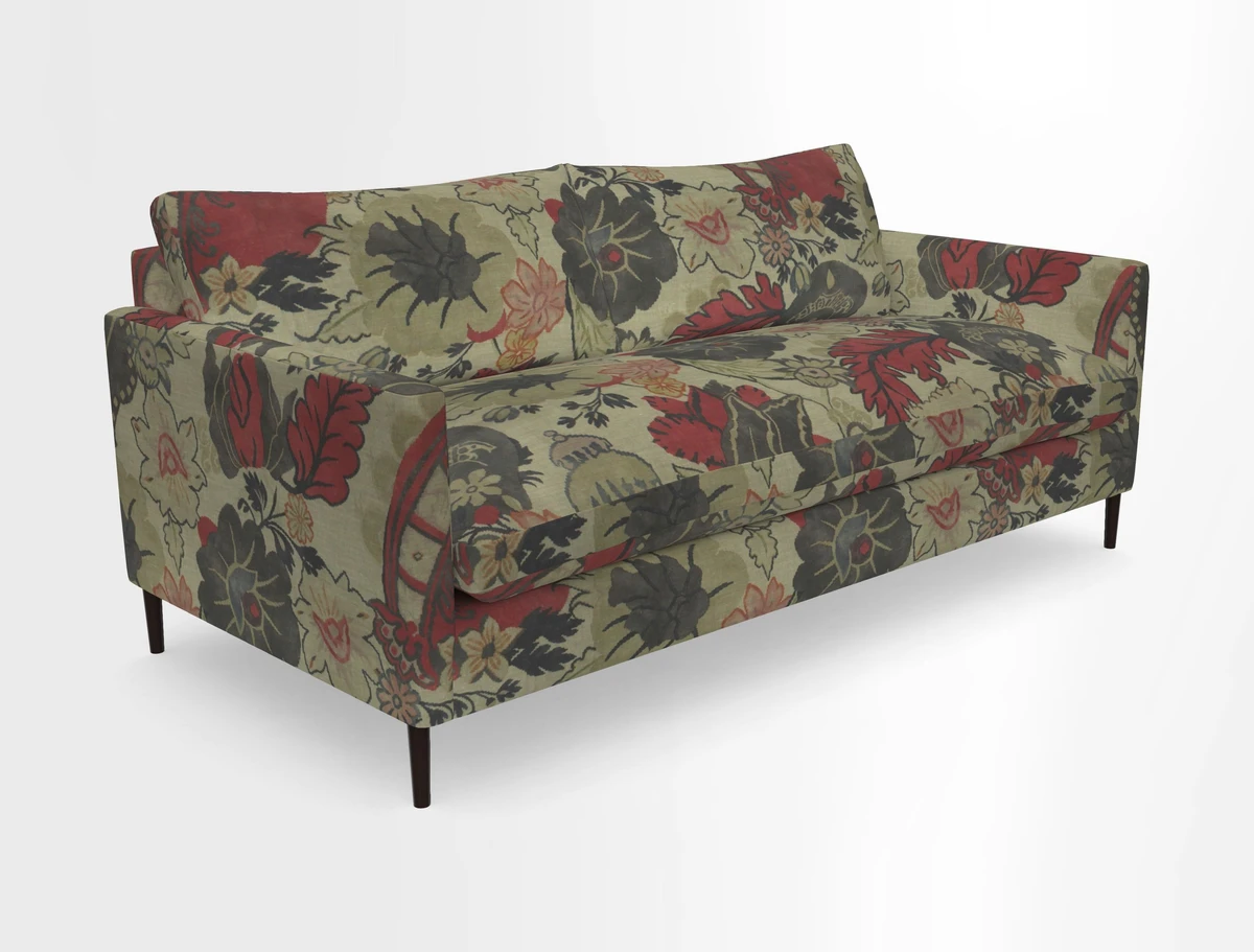 Heyshott 3 Seater Sofa in Two Tone Plain Biscuit. Loose cover option available