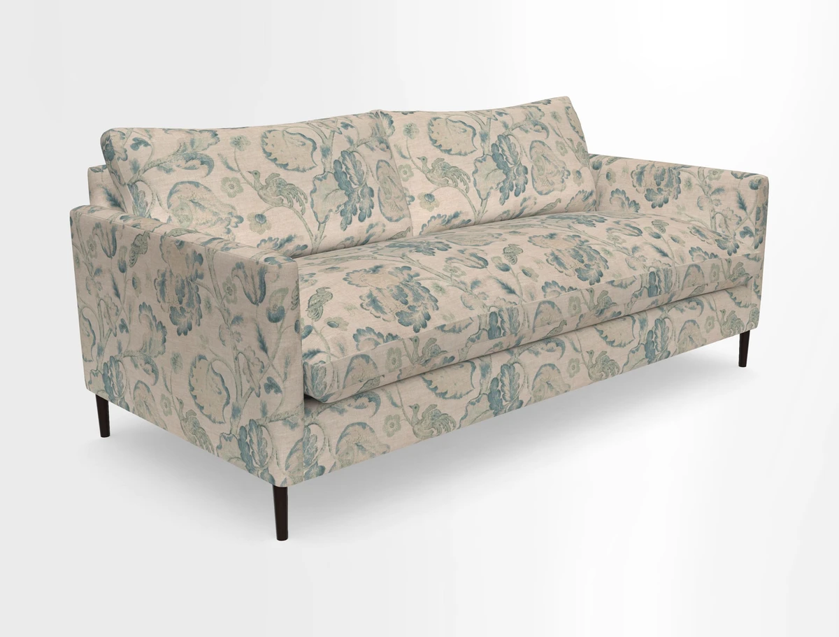 Heyshott 3 Seater Sofa in Two Tone Plain Biscuit. Loose cover option available