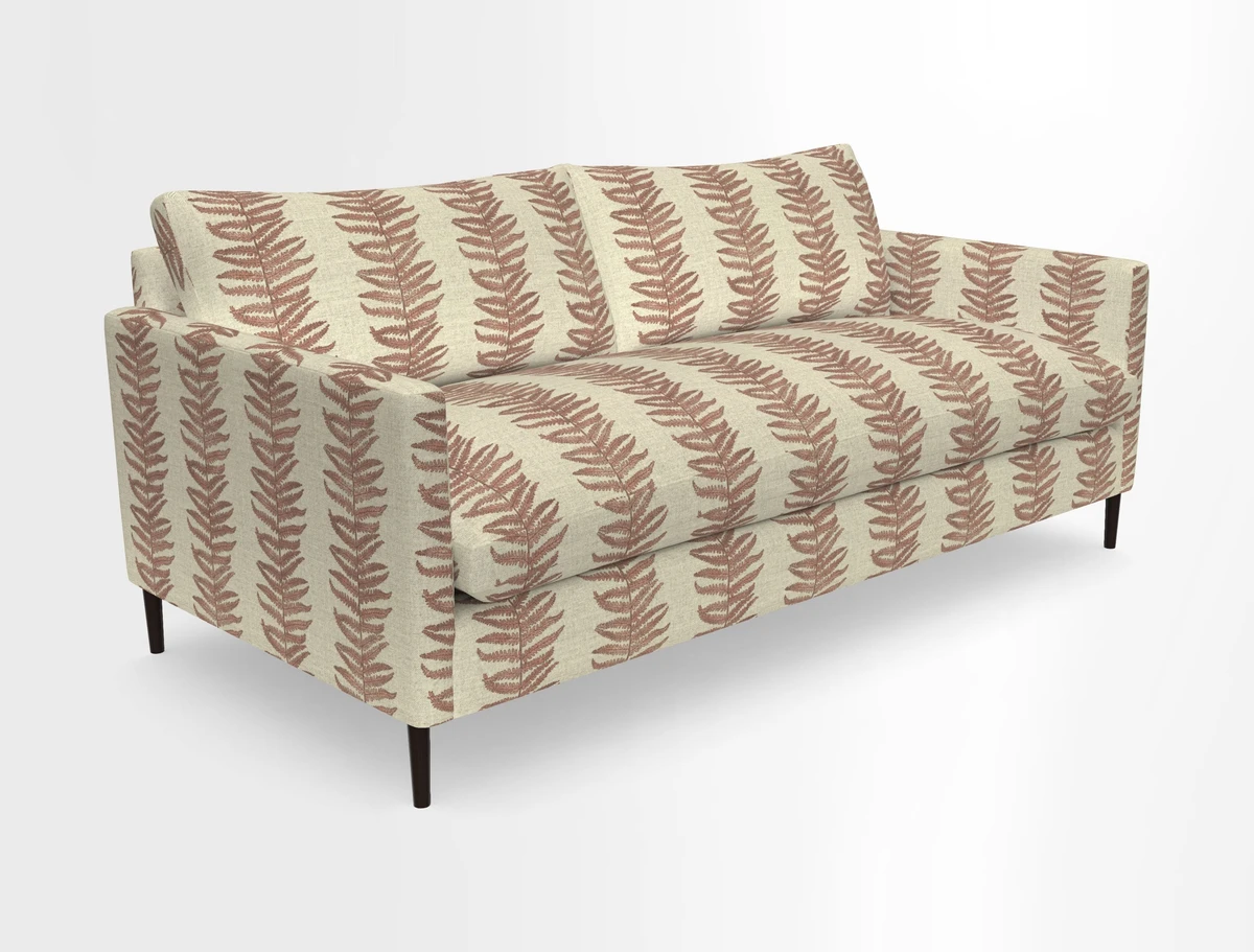 Heyshott 3 Seater Sofa in Two Tone Plain Biscuit. Loose cover option available
