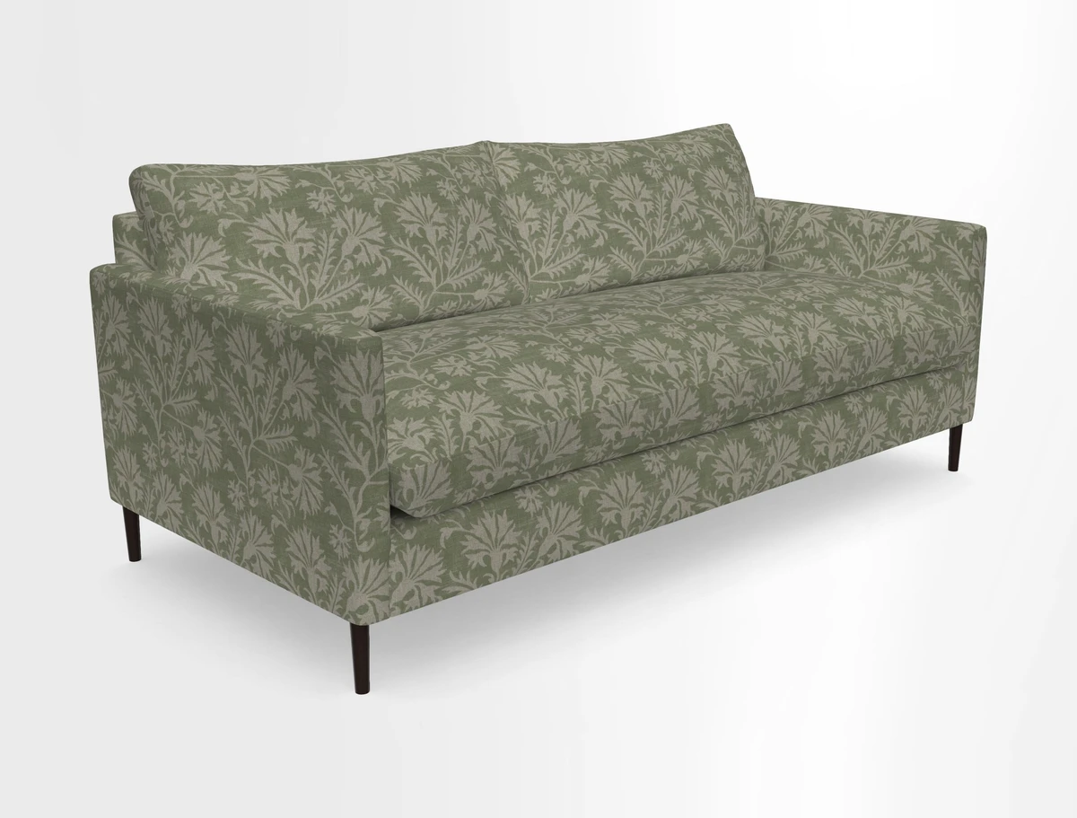 Heyshott 3 Seater Sofa in Two Tone Plain Biscuit. Loose cover option available