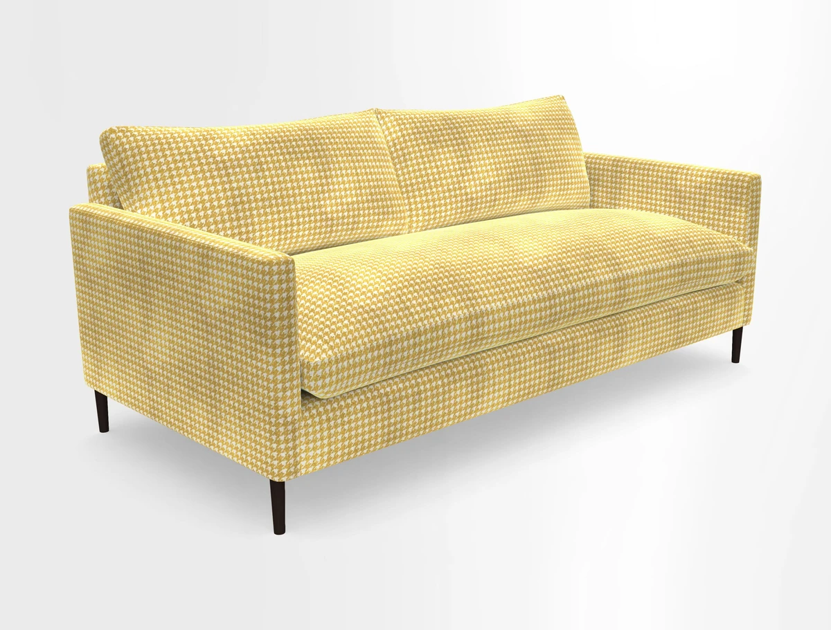 Heyshott 3 Seater Sofa in Two Tone Plain Biscuit. Loose cover option available