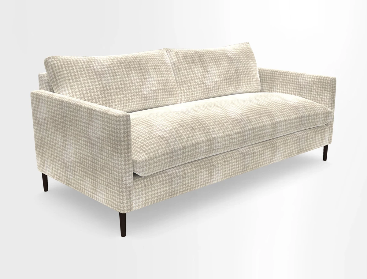 Heyshott 3 Seater Sofa in Two Tone Plain Biscuit. Loose cover option available