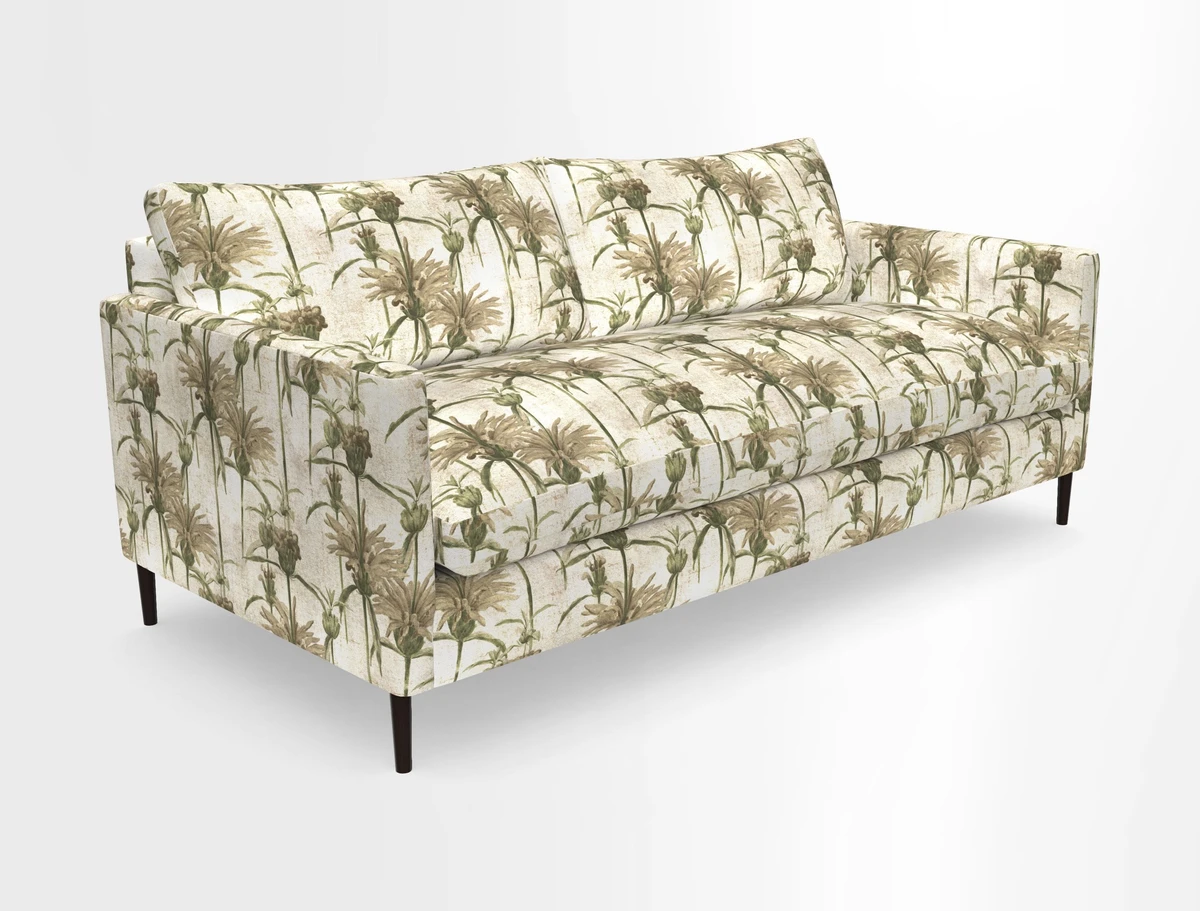 Heyshott 3 Seater Sofa in Two Tone Plain Biscuit. Loose cover option available