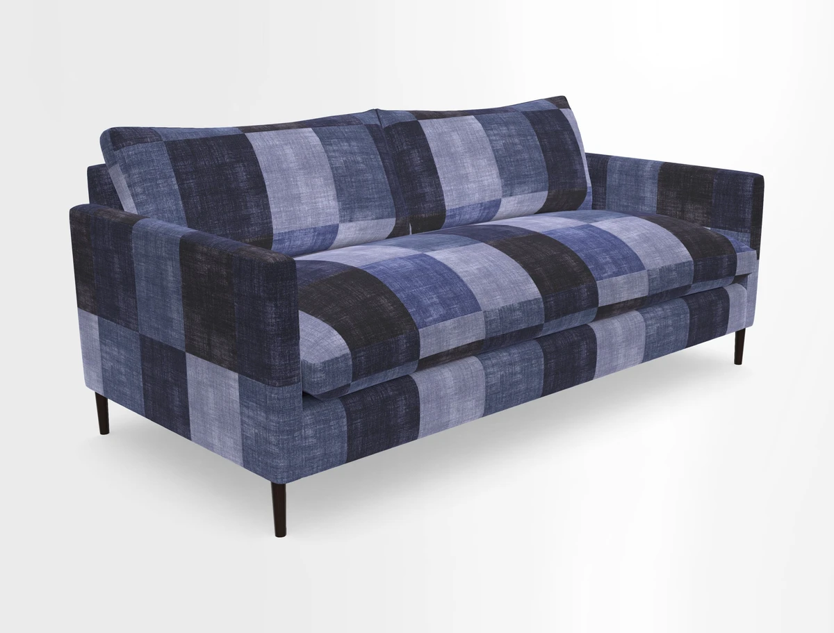 Heyshott 3 Seater Sofa in Two Tone Plain Biscuit. Loose cover option available