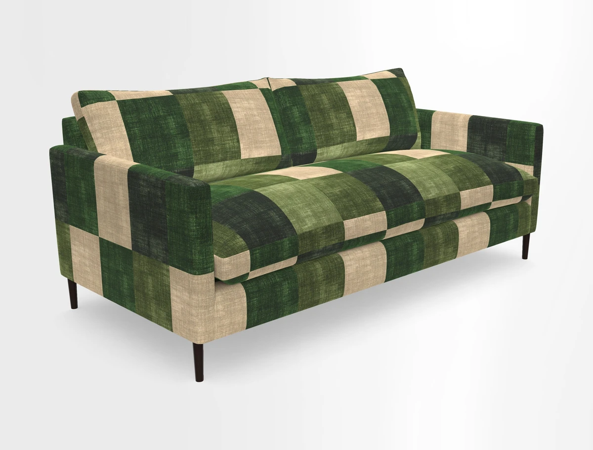 Heyshott 3 Seater Sofa in Two Tone Plain Biscuit. Loose cover option available
