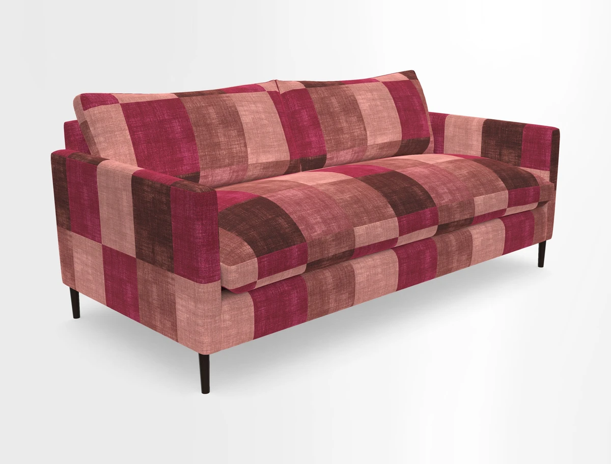 Heyshott 3 Seater Sofa in Two Tone Plain Biscuit. Loose cover option available