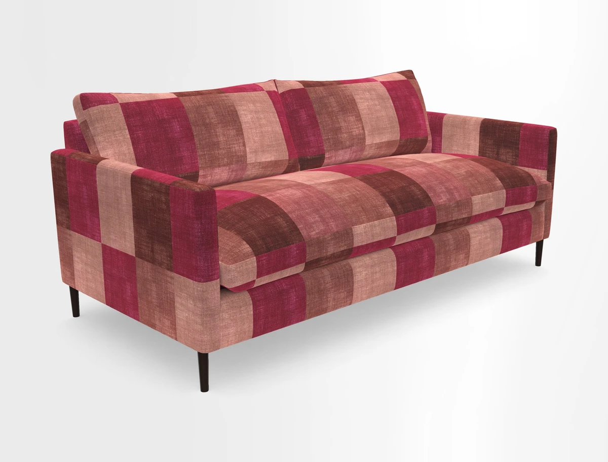 Heyshott 3 Seater Sofa in Two Tone Plain Biscuit. Loose cover option available