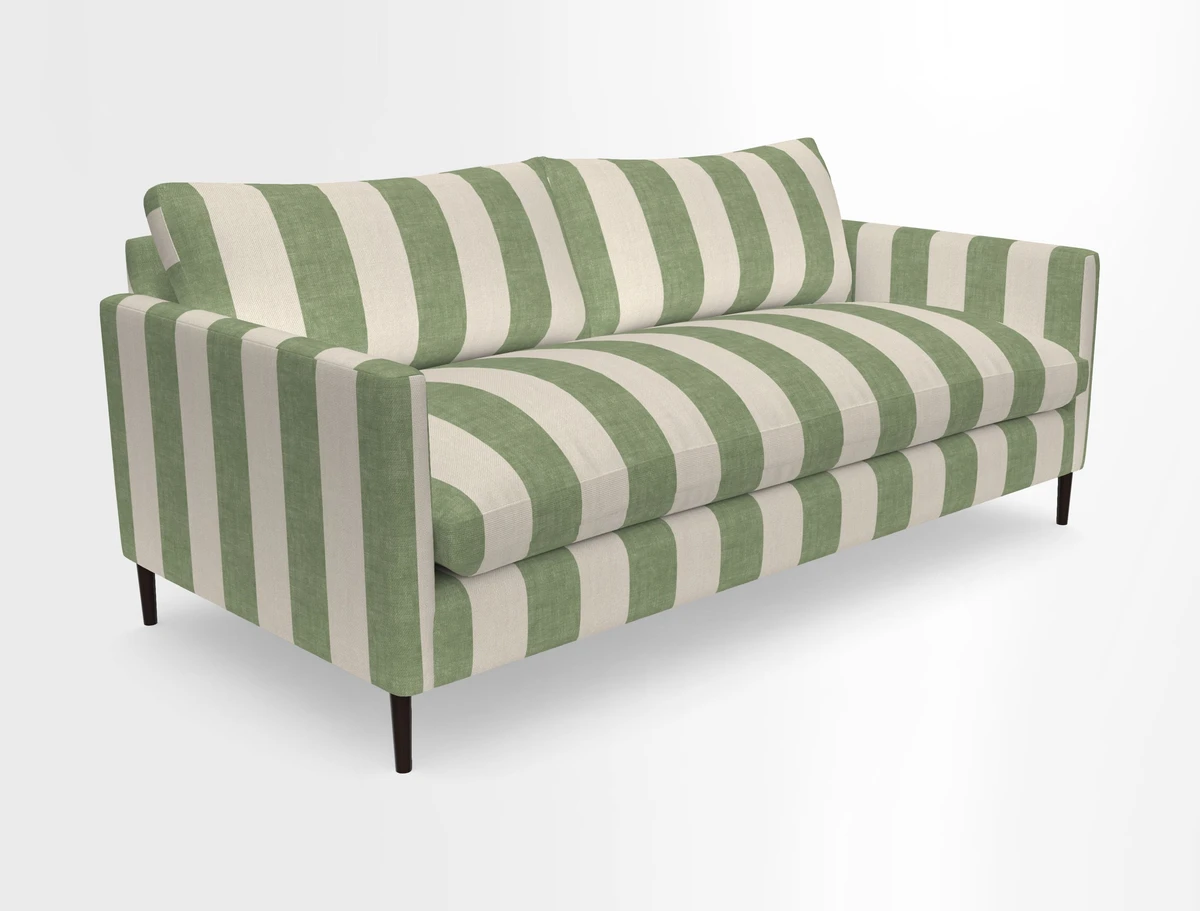 Heyshott 3 Seater Sofa in Two Tone Plain Biscuit. Loose cover option available