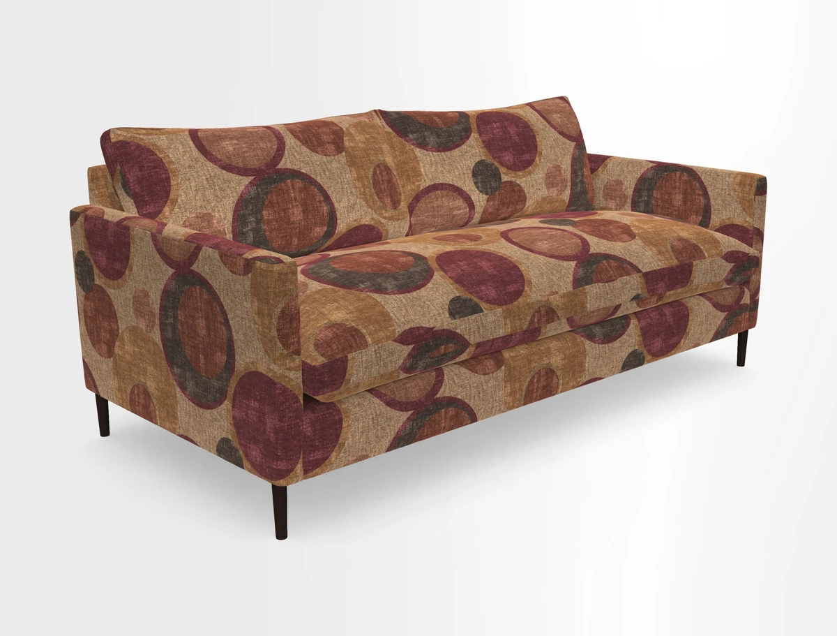Heyshott 3 Seater Sofa in Two Tone Plain Biscuit. Loose cover option available