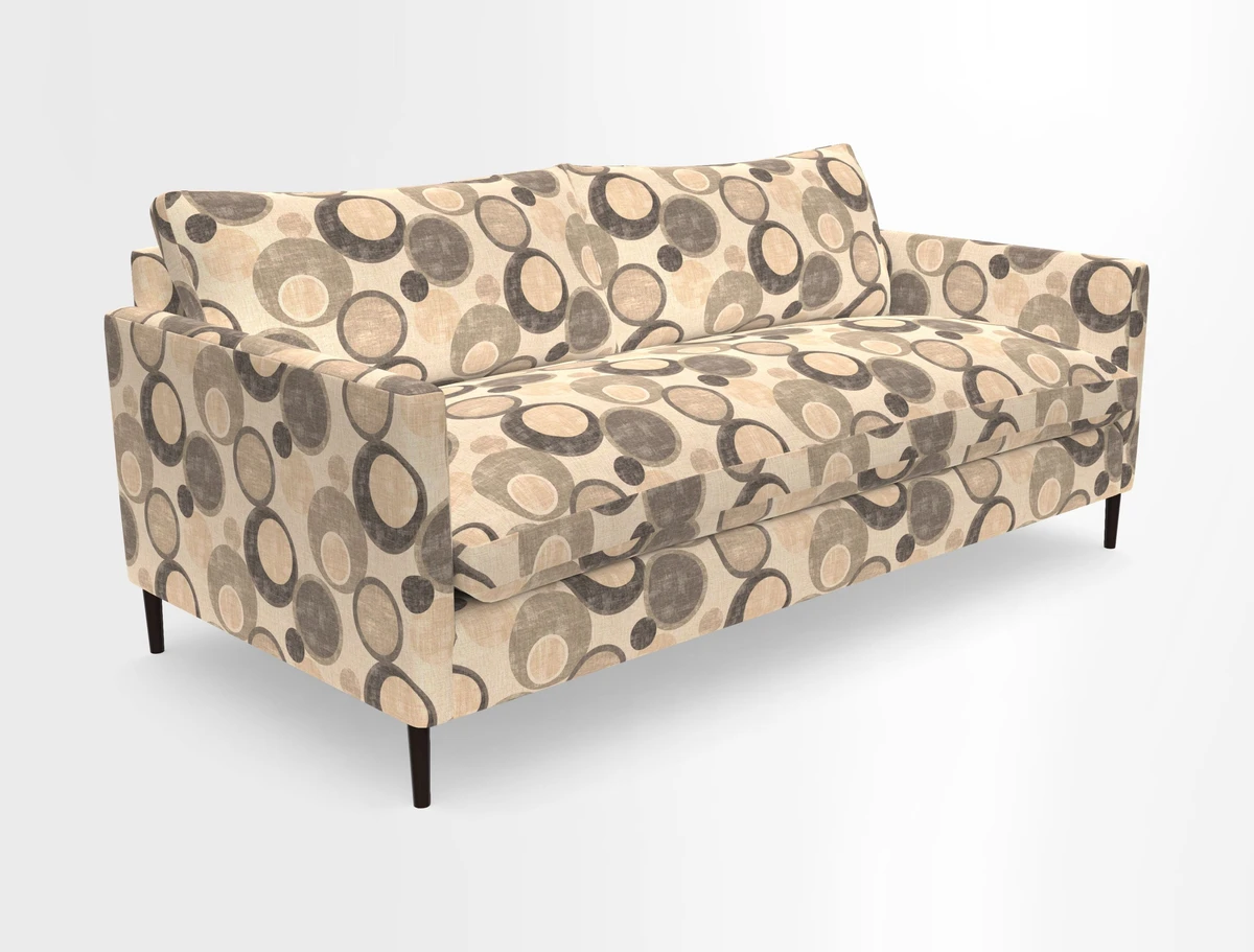 Heyshott 3 Seater Sofa in Two Tone Plain Biscuit. Loose cover option available