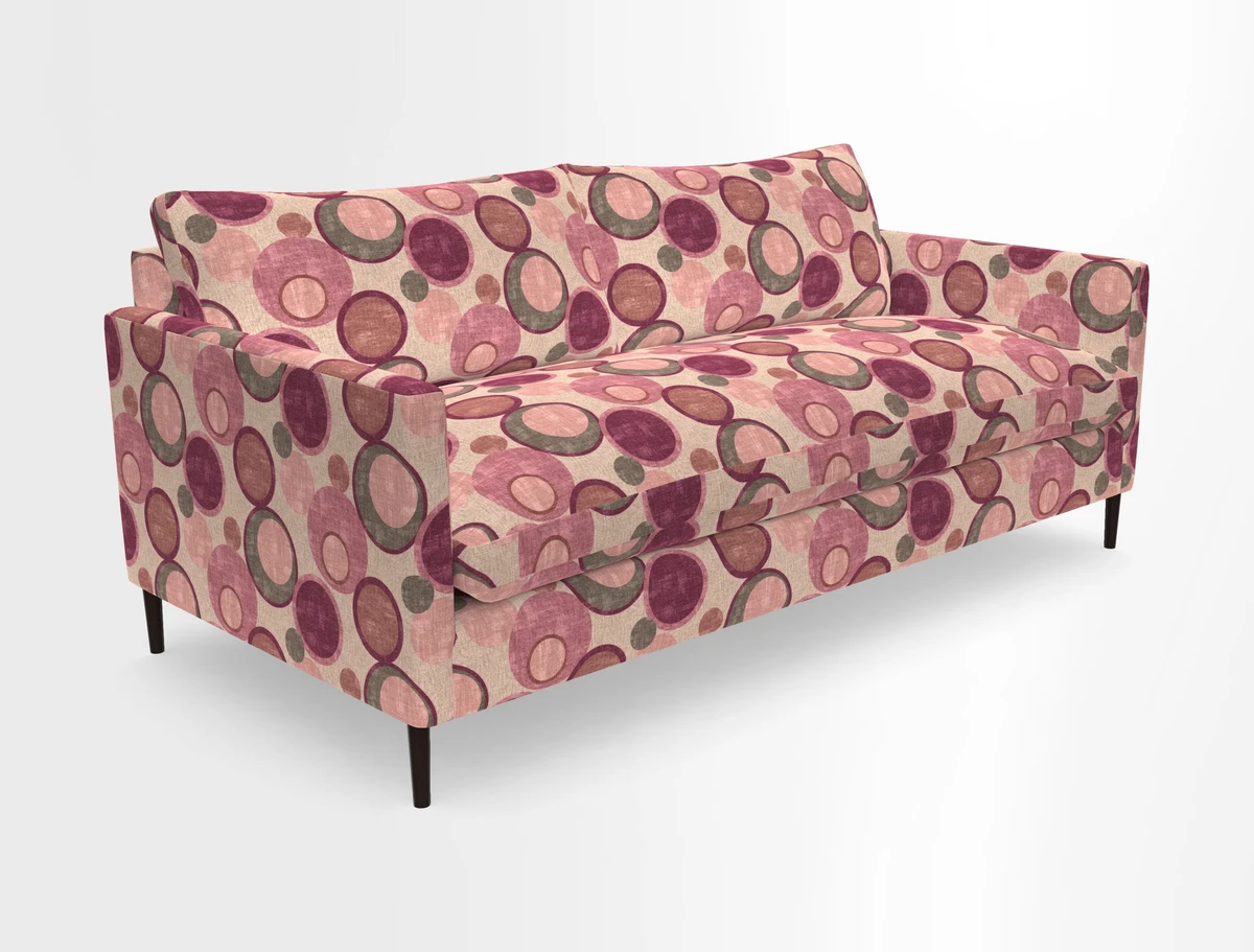 Heyshott 3 Seater Sofa in Two Tone Plain Biscuit. Loose cover option available