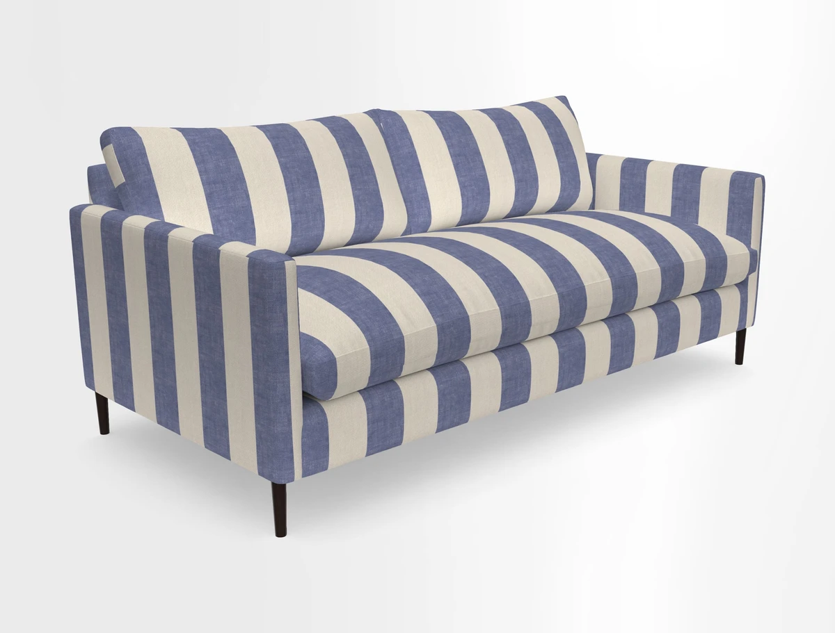Heyshott 3 Seater Sofa in Two Tone Plain Biscuit. Loose cover option available
