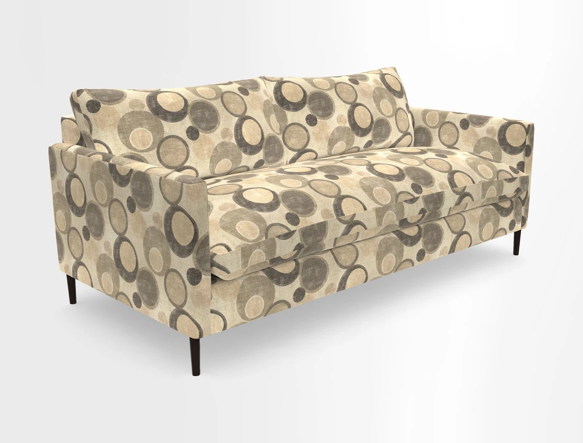 Heyshott 3 Seater Sofa in Two Tone Plain Biscuit. Loose cover option available