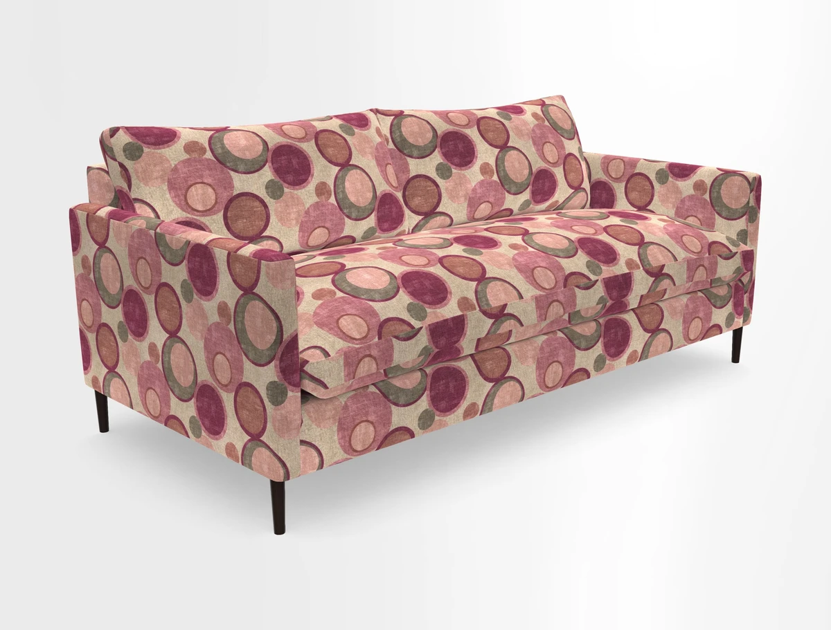 Heyshott 3 Seater Sofa in Two Tone Plain Biscuit. Loose cover option available