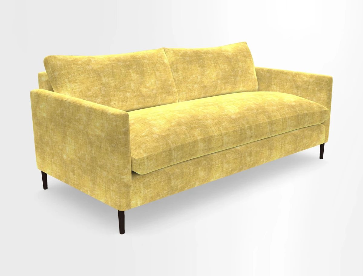 Heyshott 3 Seater Sofa in Two Tone Plain Biscuit. Loose cover option available