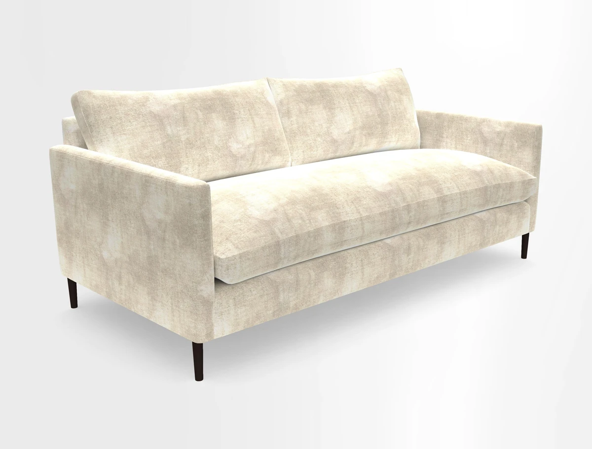 Heyshott 3 Seater Sofa in Two Tone Plain Biscuit. Loose cover option available