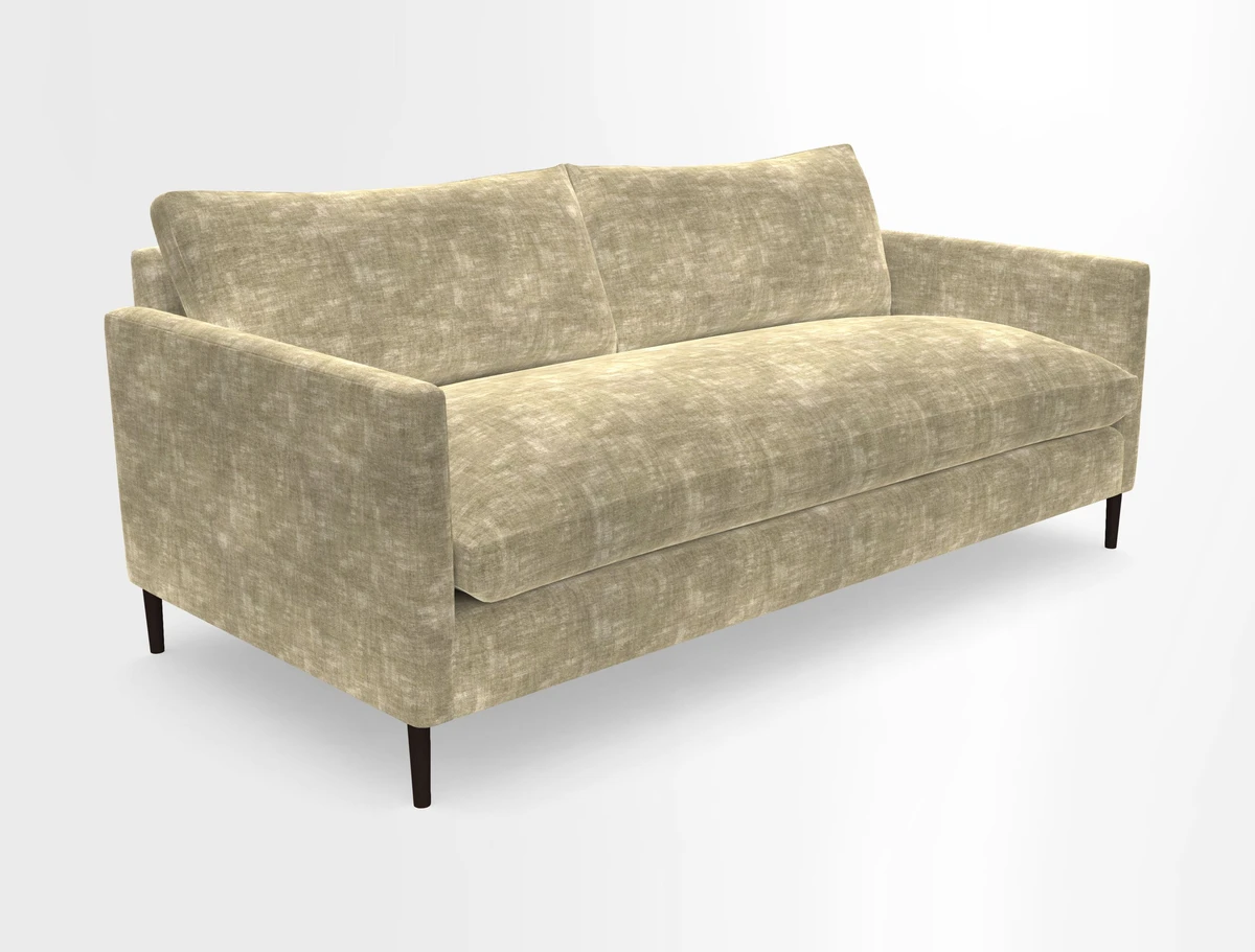 Heyshott 3 Seater Sofa in Two Tone Plain Biscuit. Loose cover option available