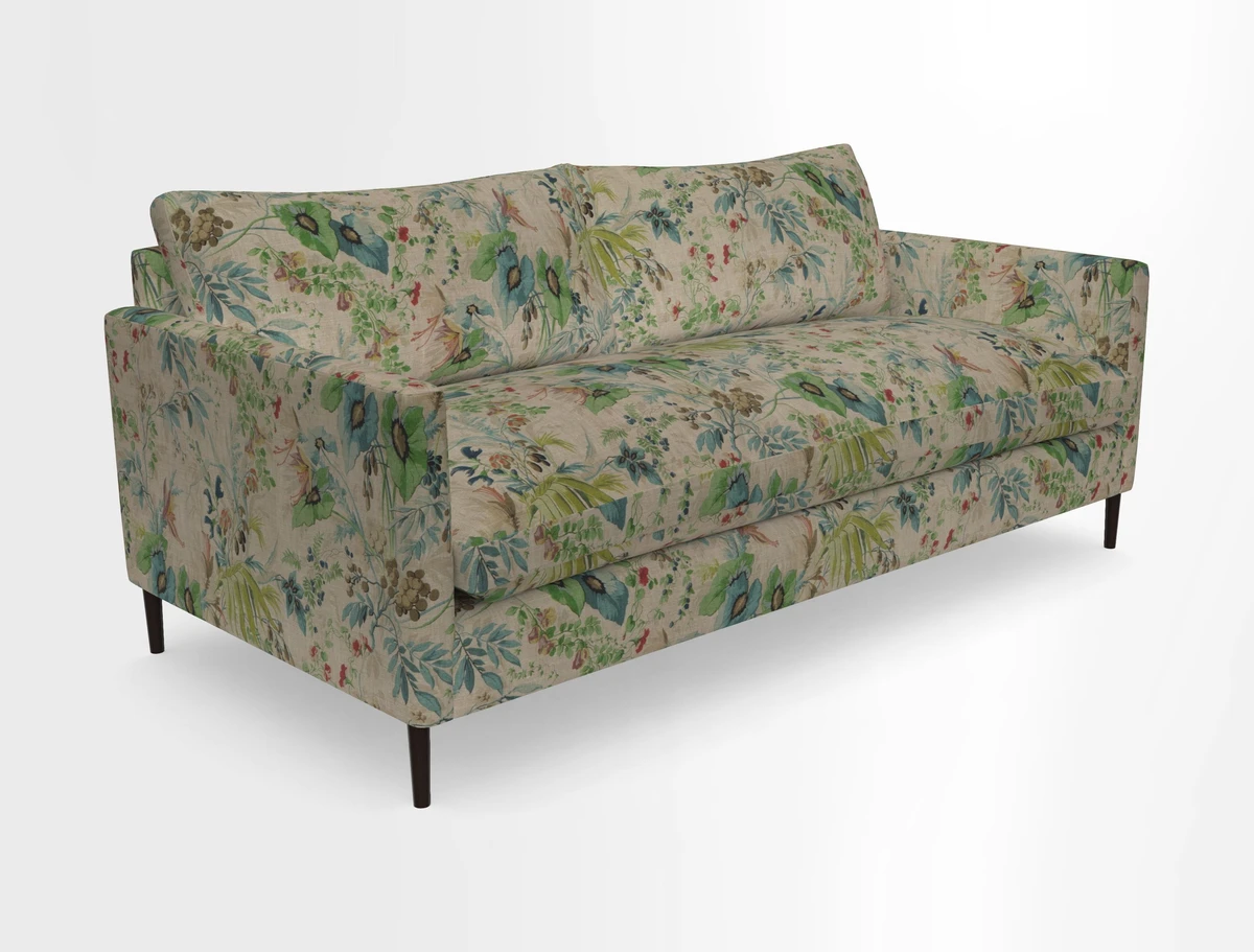 Heyshott 3 Seater Sofa in Two Tone Plain Biscuit. Loose cover option available