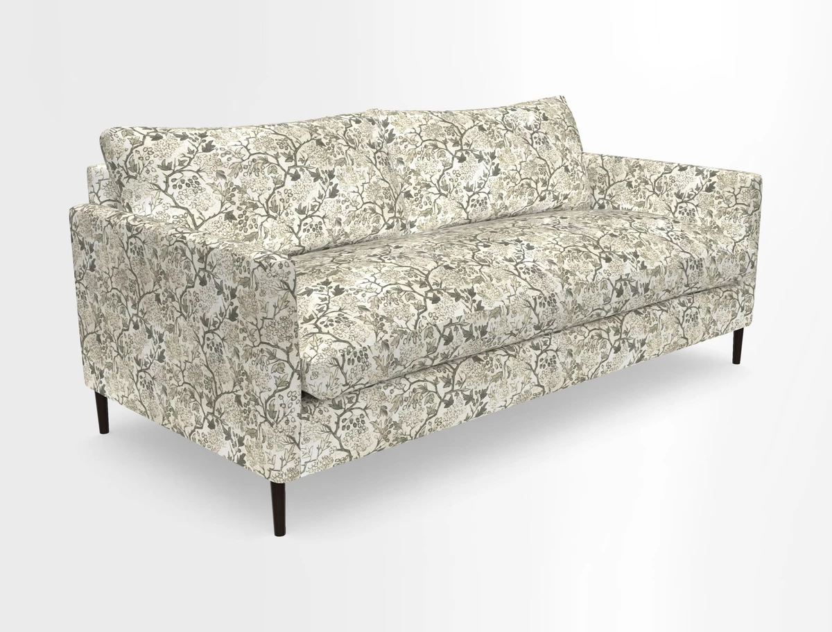 Heyshott 3 Seater Sofa in Two Tone Plain Biscuit. Loose cover option available