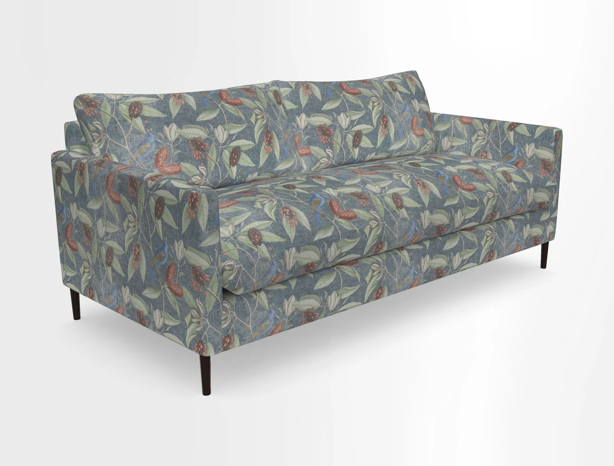 Heyshott 3 Seater Sofa in Two Tone Plain Biscuit. Loose cover option available