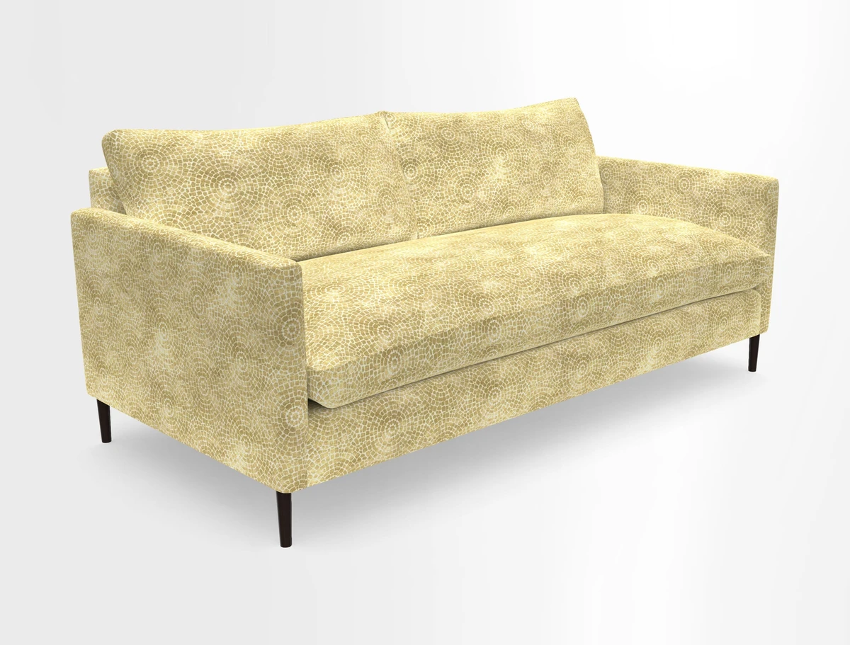 Heyshott 3 Seater Sofa in Two Tone Plain Biscuit. Loose cover option available