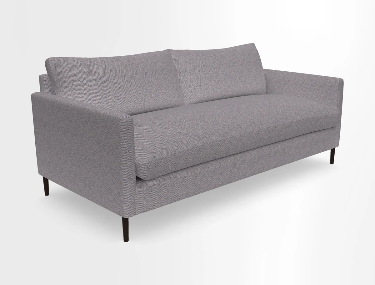 Heyshott 3 Seater Sofa in Two Tone Plain Biscuit. Loose cover option available