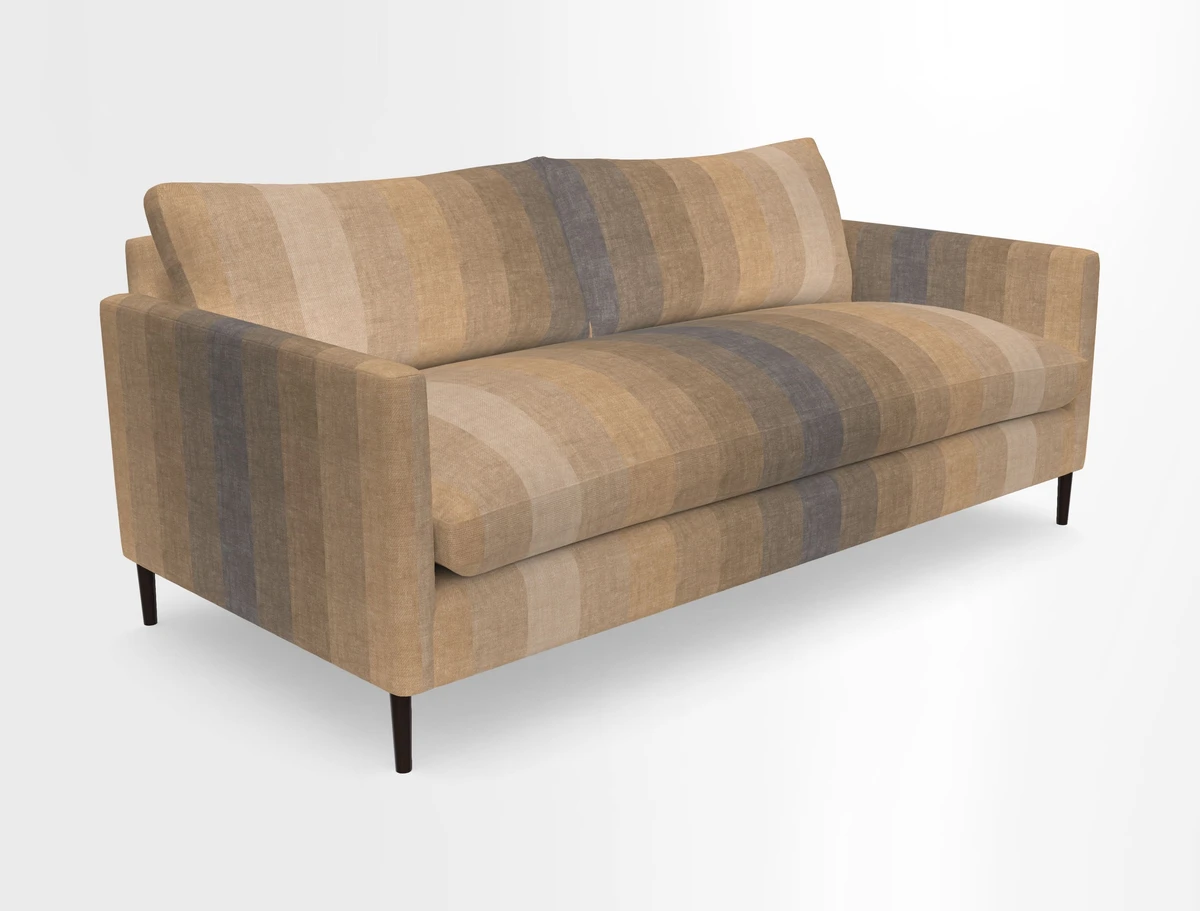 Heyshott 3 Seater Sofa in Two Tone Plain Biscuit. Loose cover option available