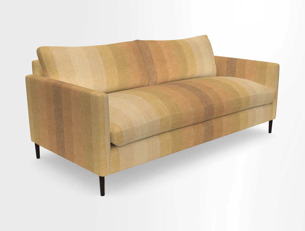 Heyshott 3 Seater Sofa in Two Tone Plain Biscuit. Loose cover option available