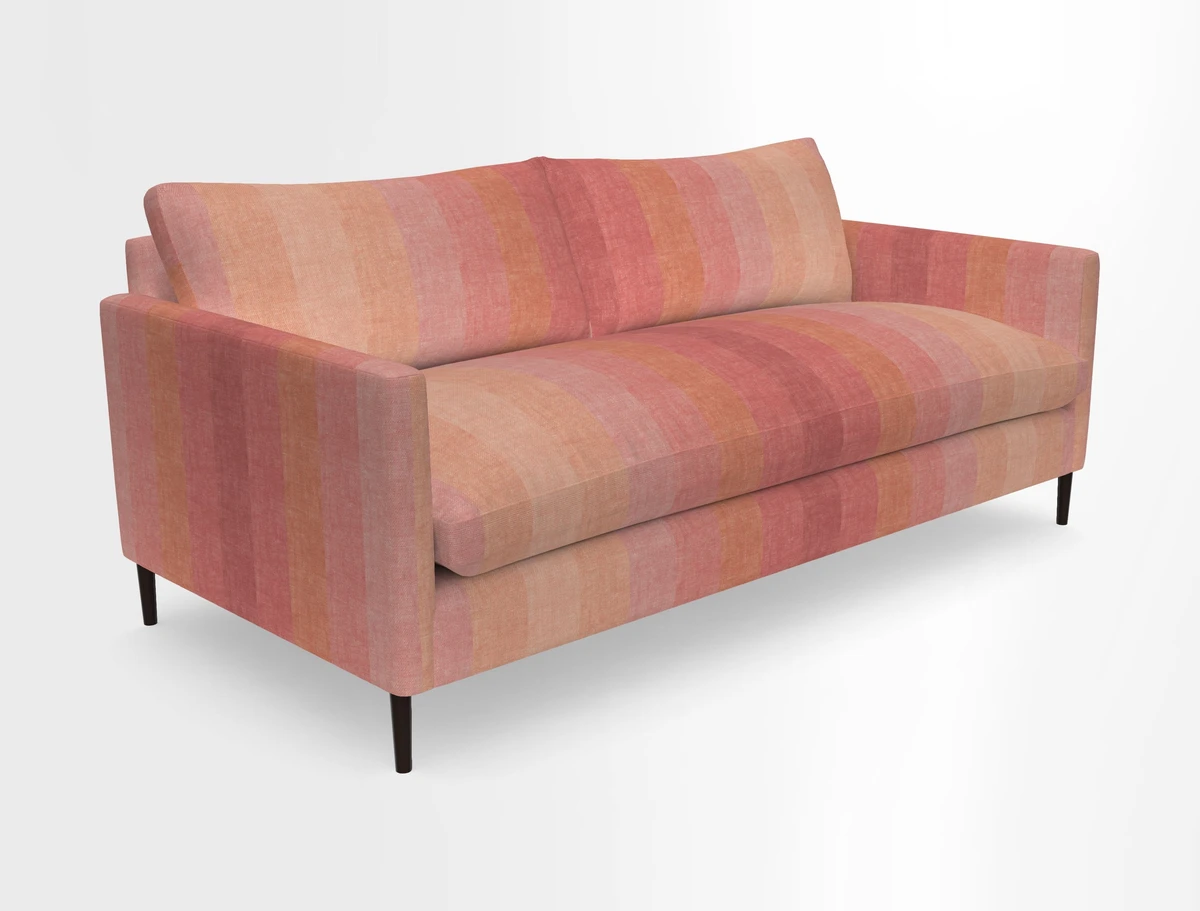 Heyshott 3 Seater Sofa in Two Tone Plain Biscuit. Loose cover option available