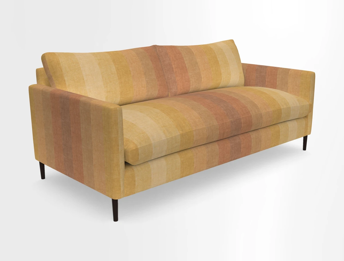 Heyshott 3 Seater Sofa in Two Tone Plain Biscuit. Loose cover option available