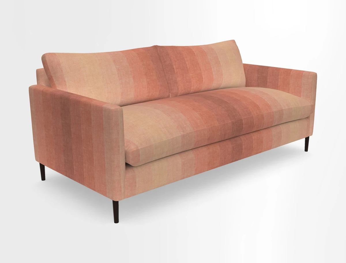 Heyshott 3 Seater Sofa in Two Tone Plain Biscuit. Loose cover option available