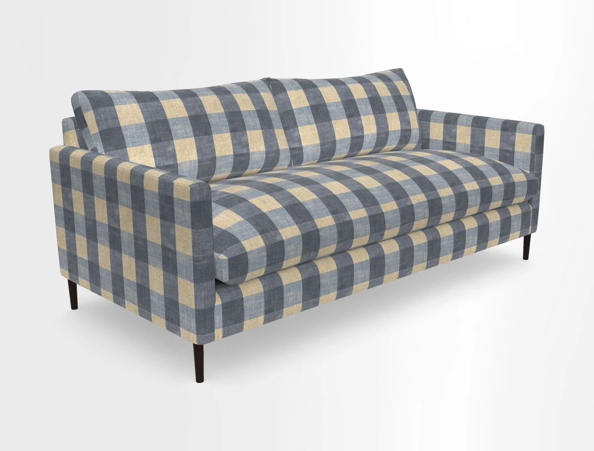 Heyshott 3 Seater Sofa in Two Tone Plain Biscuit. Loose cover option available