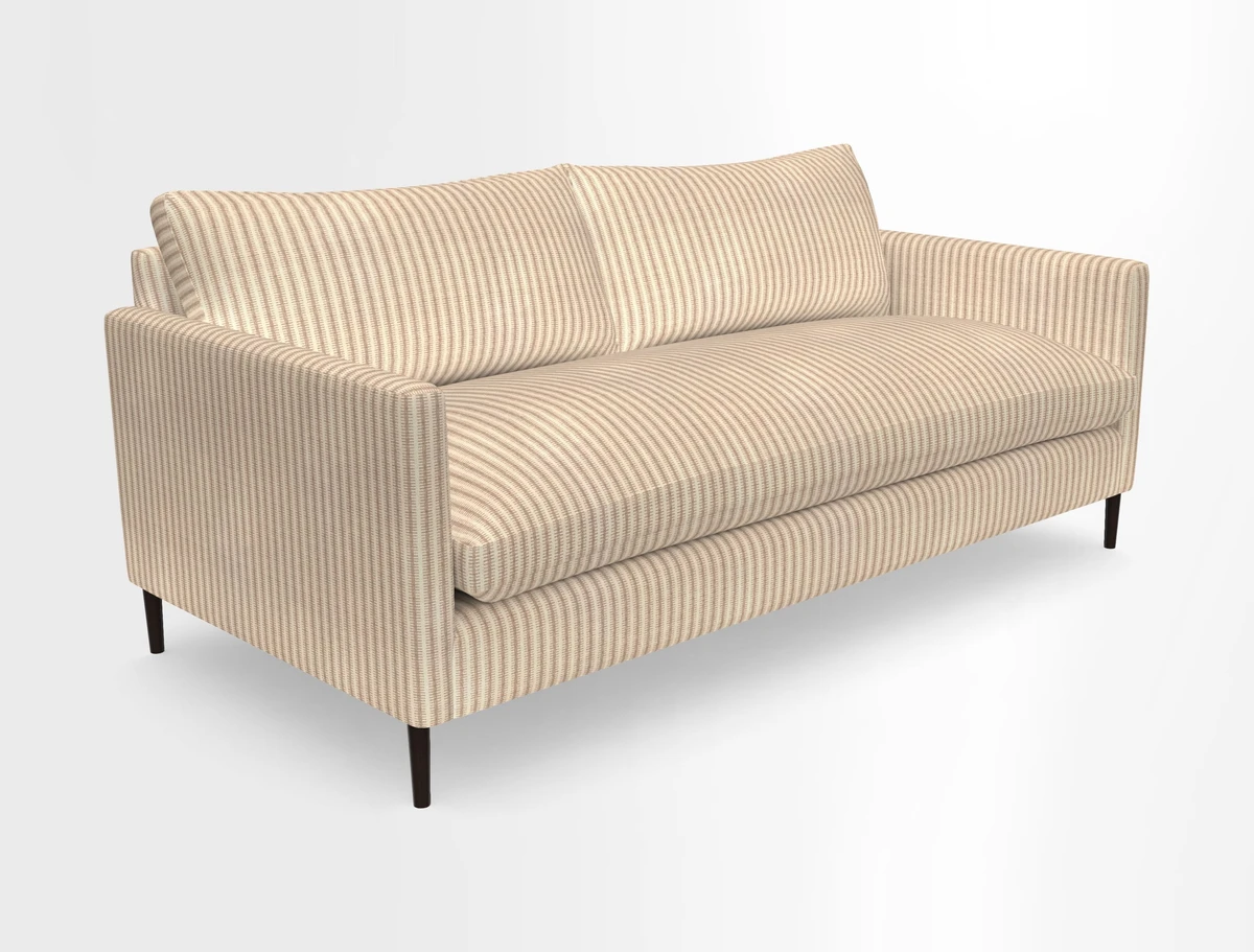 Heyshott 3 Seater Sofa in Two Tone Plain Biscuit. Loose cover option available