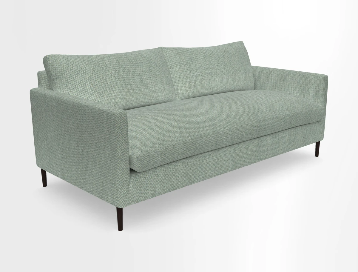 Heyshott 3 Seater Sofa in Two Tone Plain Biscuit. Loose cover option available