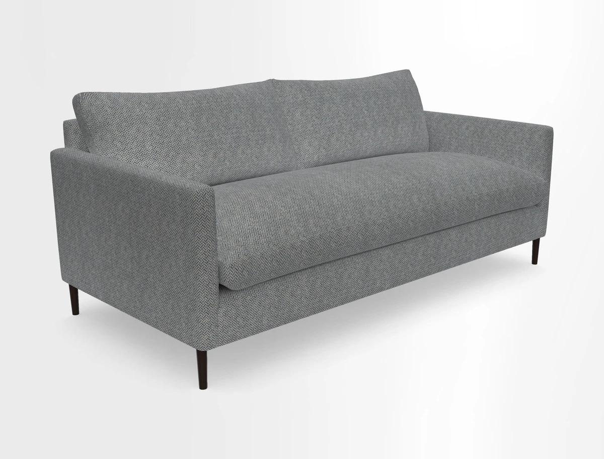 Heyshott 3 Seater Sofa in Two Tone Plain Biscuit. Loose cover option available
