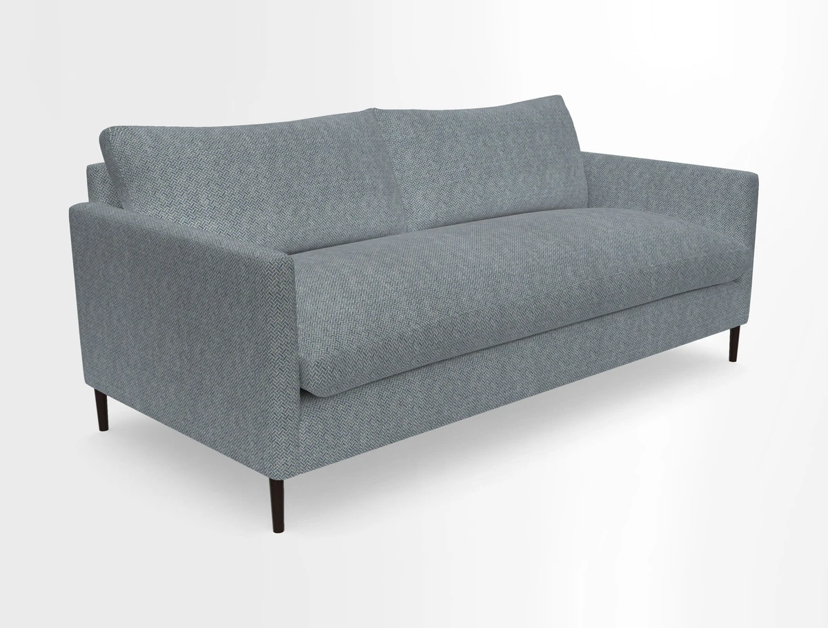 Heyshott 3 Seater Sofa in Two Tone Plain Biscuit. Loose cover option available