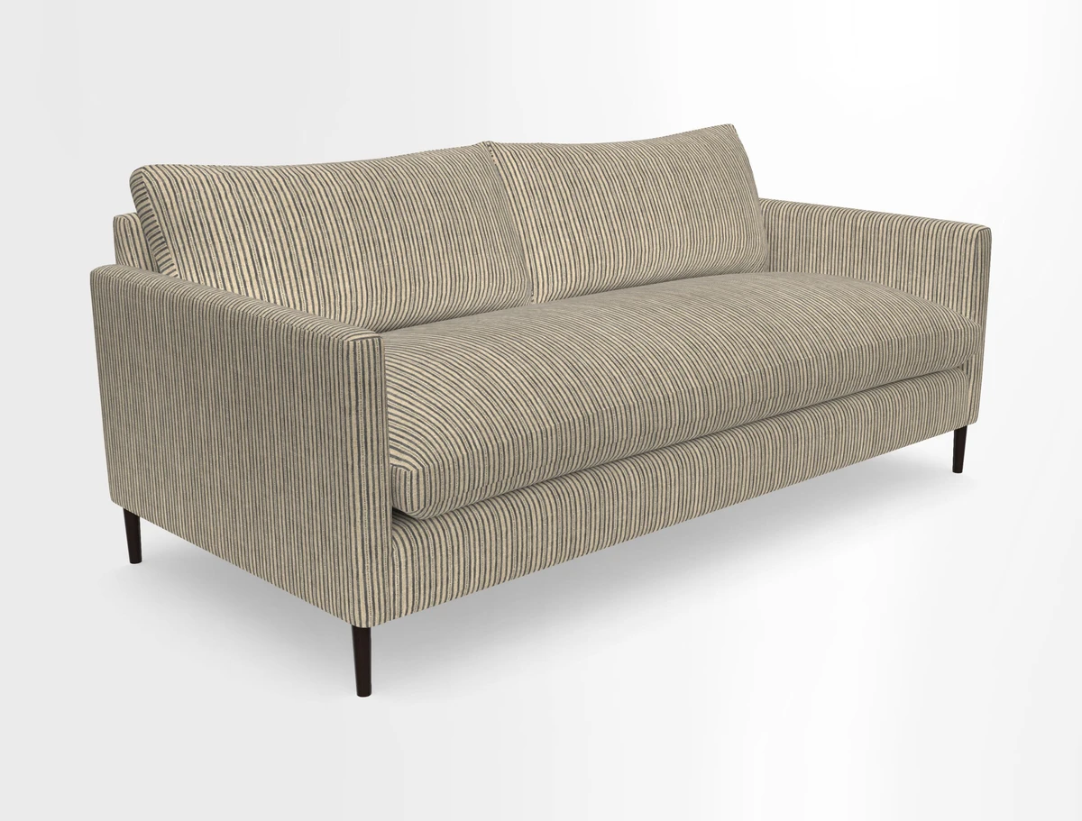 Heyshott 3 Seater Sofa in Two Tone Plain Biscuit. Loose cover option available