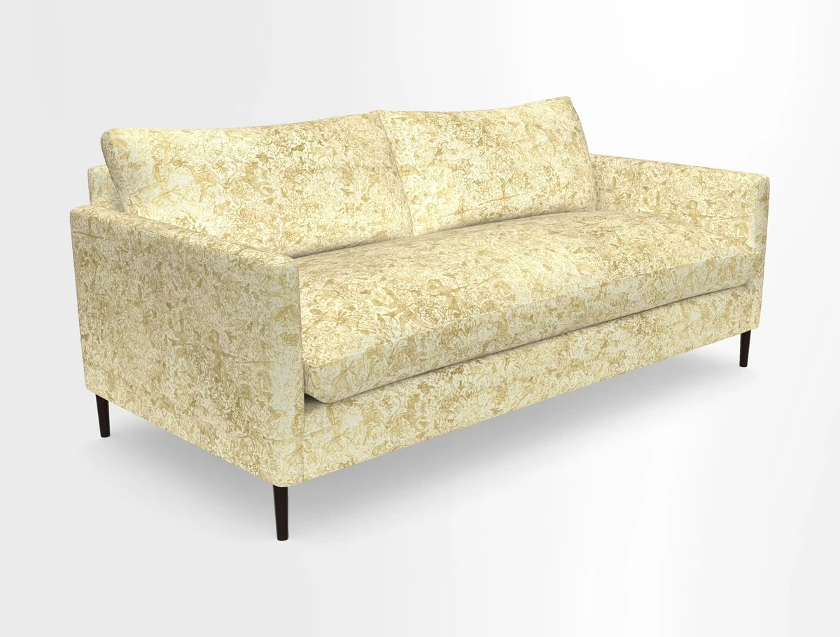 Heyshott 3 Seater Sofa in Two Tone Plain Biscuit. Loose cover option available