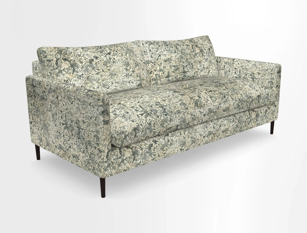 Heyshott 3 Seater Sofa in Two Tone Plain Biscuit. Loose cover option available