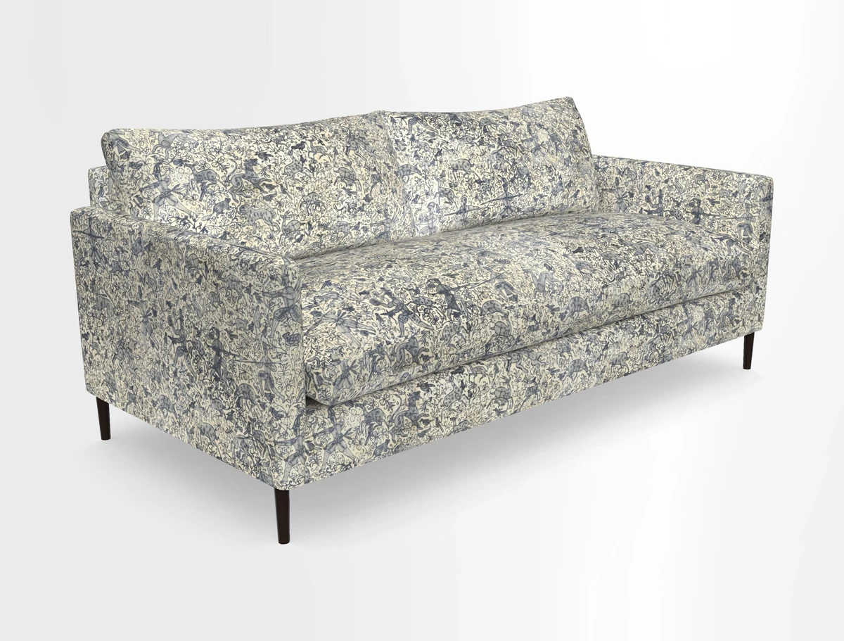 Heyshott 3 Seater Sofa in Two Tone Plain Biscuit. Loose cover option available